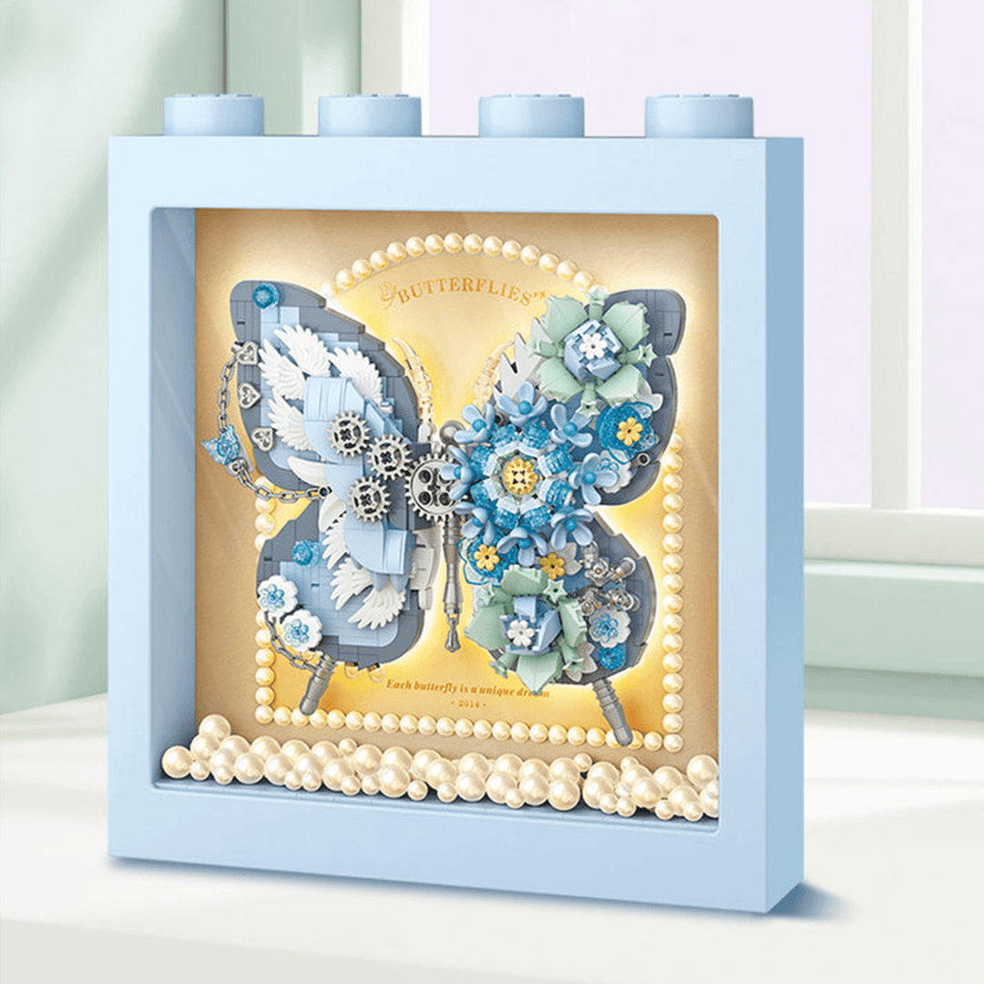 Blue Butterfly Display Frame(Set 1961)