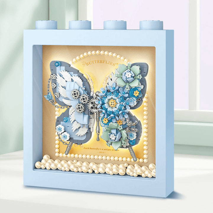 Blue Butterfly Display Frame(Set 1961)