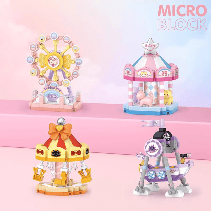 Mini Micro Blocks Amusement Park (Set 8629–8632)