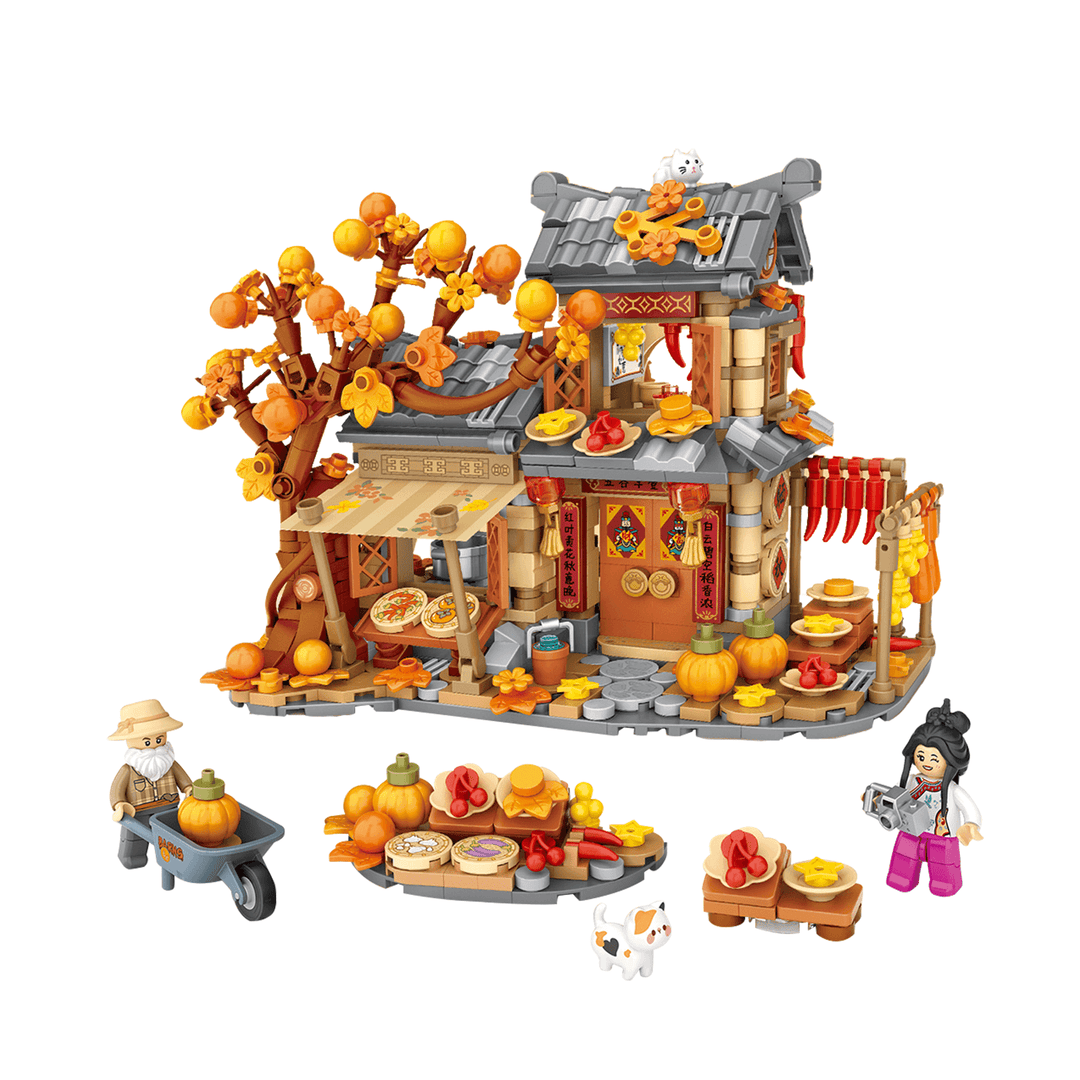 Autumn sun cabin(Set 1379)