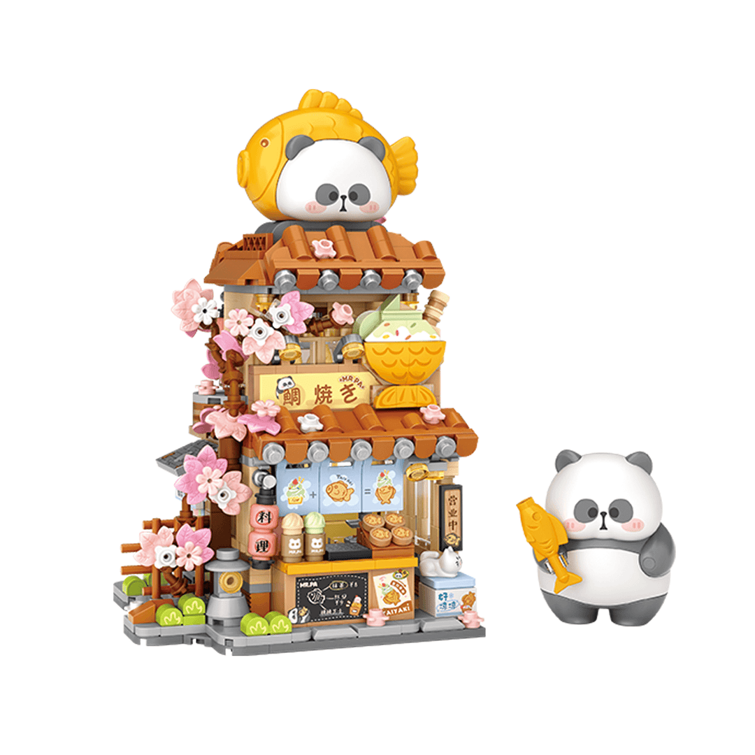 Coconut x Mr.PA Taiyaki Panda Shop(Set 7201)