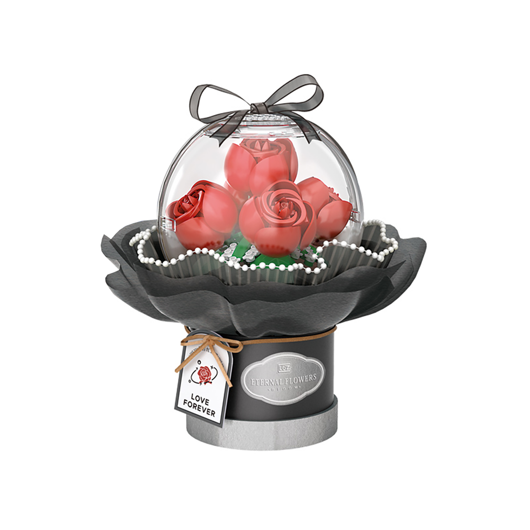 Vintage Red Rose (Set 1300)