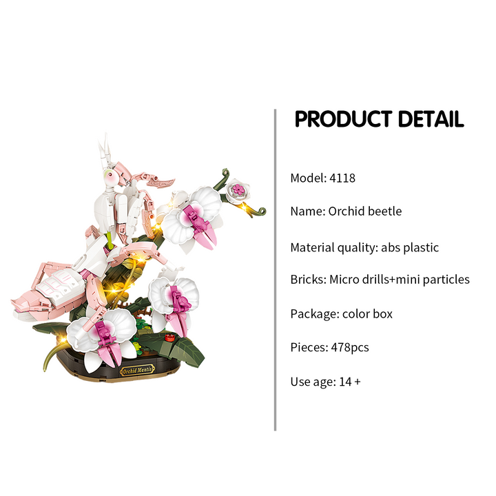 Orchid Mantis Botanical Building Kit (Set 4118)