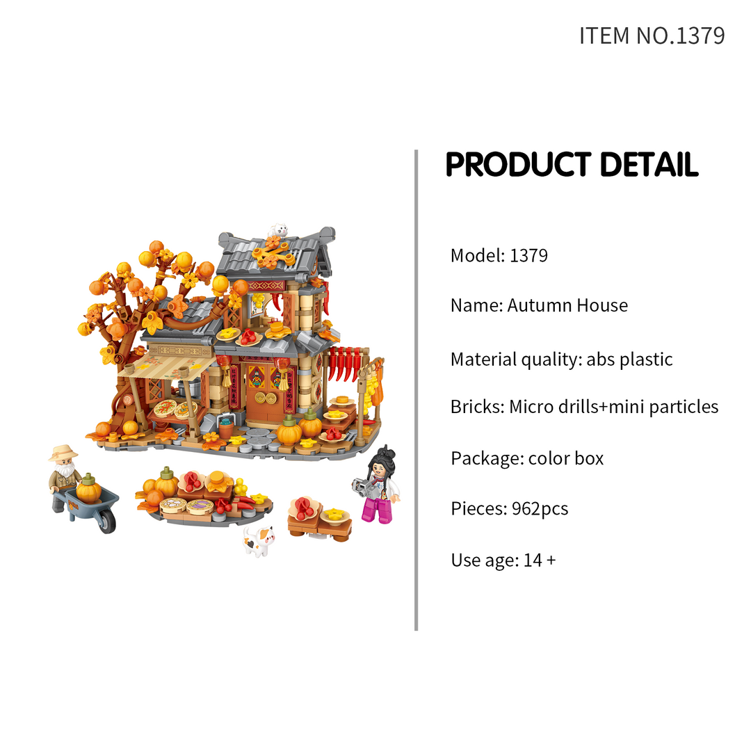 Autumn sun cabin(Set 1379)