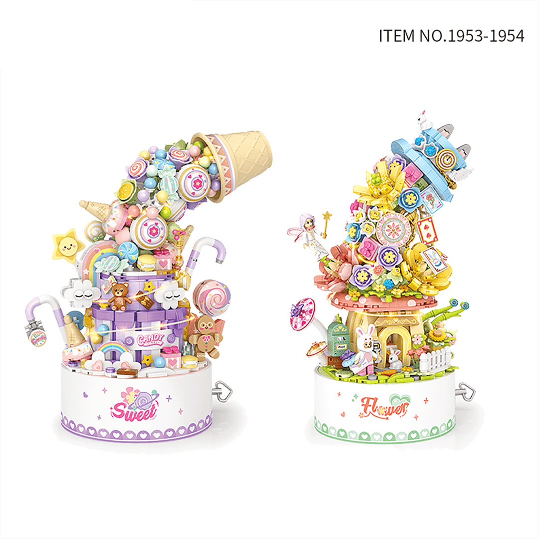 Flower Tower Music Box with Light (Set 1954)