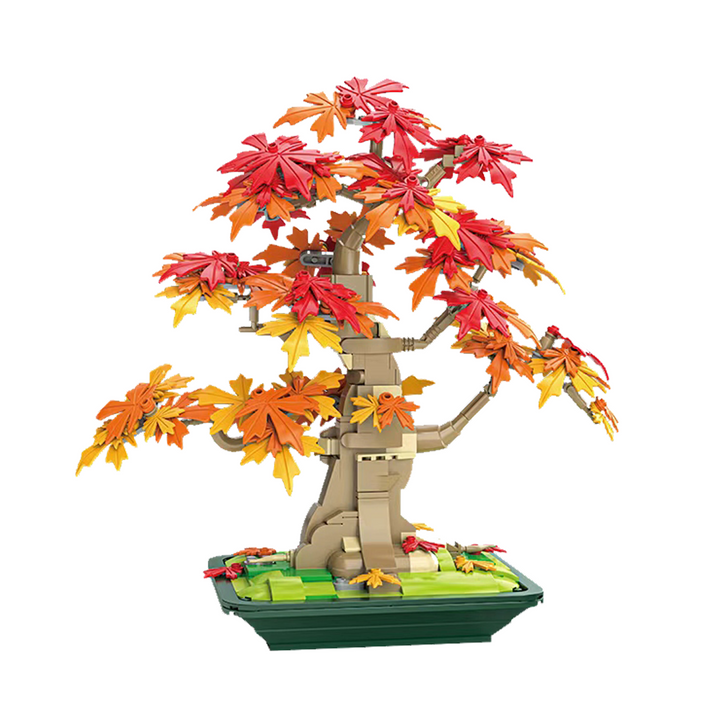 Autumn Maple Bonsai Tree Building Set Japanese Botanical Collection (Set DK025)