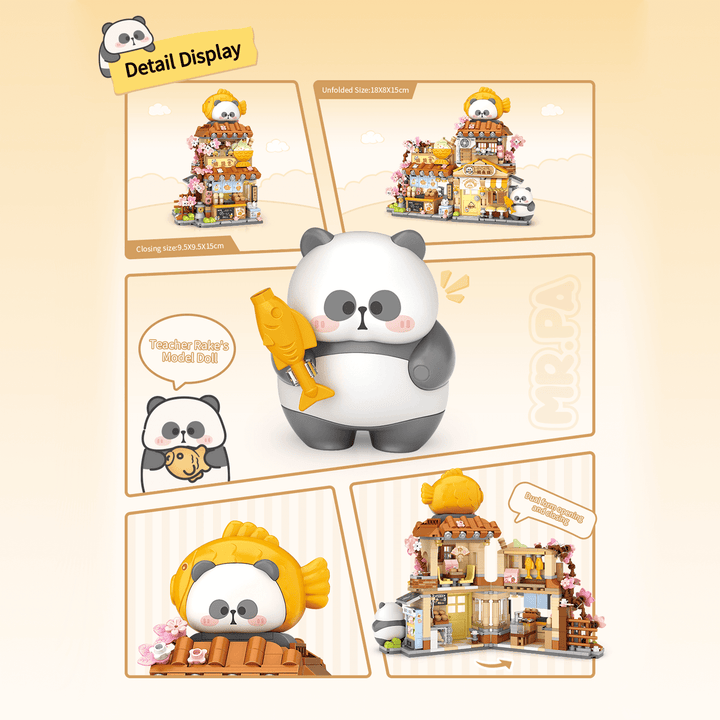 Coconut x Mr.PA Taiyaki Panda Shop(Set 7201)