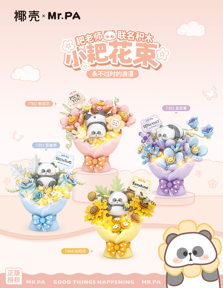 Coconut x Mr.PA Panda Flower Bouquet Series