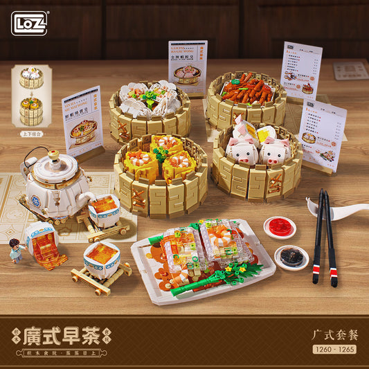 LOZ  Food Series Dim Sum Siu Mai (770pcs) Mini Blocks 1260