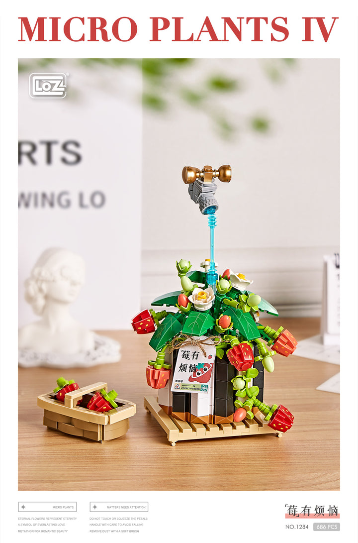 Cactus Plant with Flowering Fruit (Set 1284)