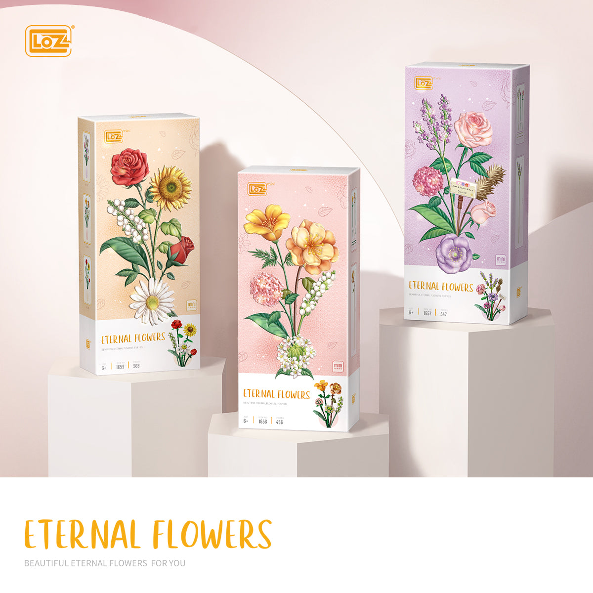 Romantic Love Sea Flower Set 1657 – Heydaystoys