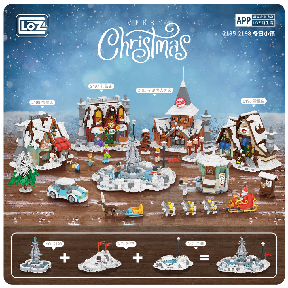 Santa Claus Cake Shop (Set 2198) - heydaystoys