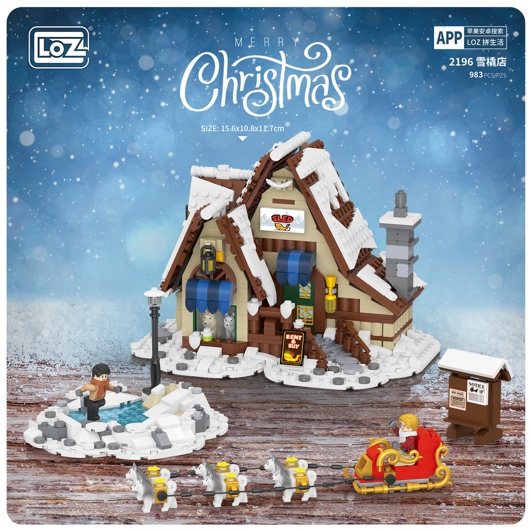 Santa Claus Sled Shop (Set 2196) - heydaystoys