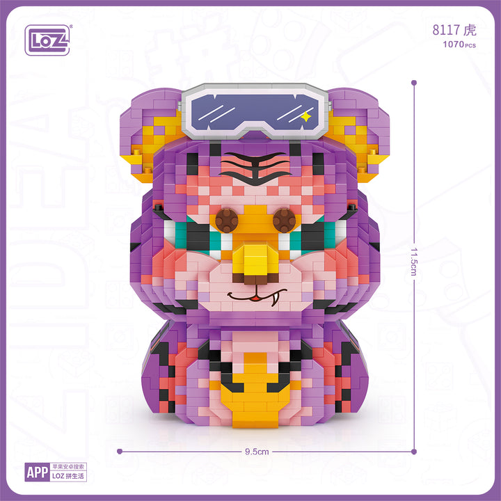 Tiger Character (Set 8117) - heydaystoys