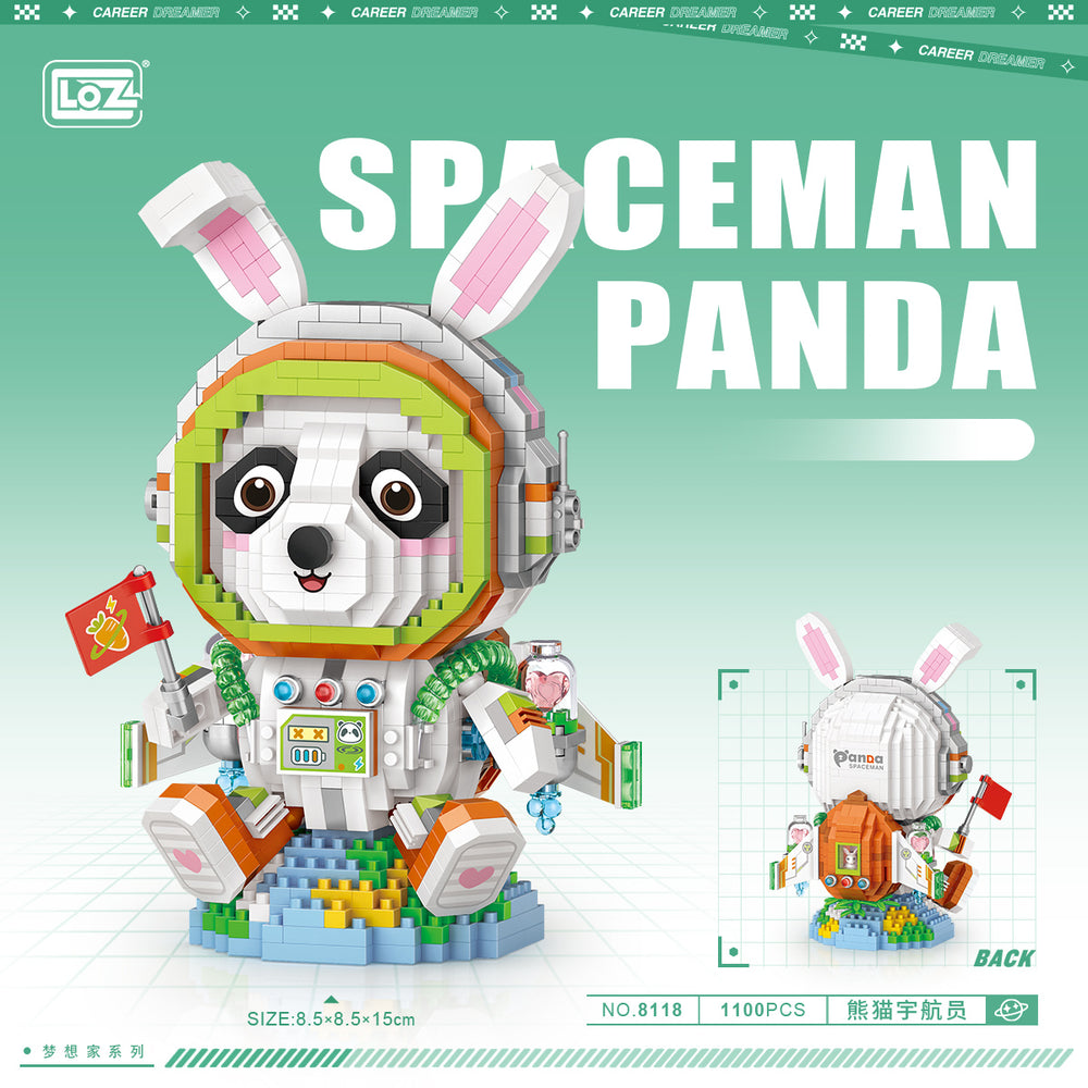 Panda Astronaut (Set 8118) - heydaystoys