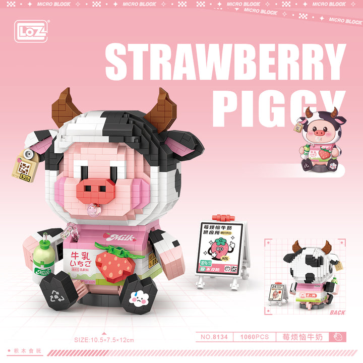 Strawberry Piggy (Set 8134) - heydaystoys